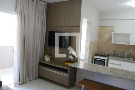 Sala de apartamento para alugar com 2 quartos, 60m² em Jardim Goiás, Goiânia