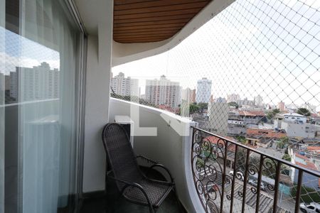 Sala - Sacada de apartamento para alugar com 3 quartos, 144m² em Vila Valparaíso, Santo André