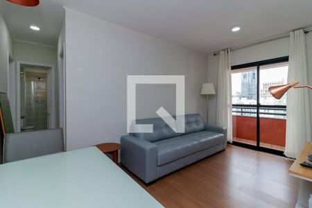 Sala de apartamento para alugar com 2 quartos, 64m² em Cidade Monções, São Paulo