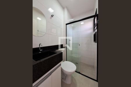 Banheiro de kitnet/studio à venda com 1 quarto, 39m² em Vila Isolina Mazzei, São Paulo