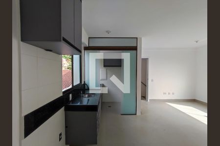 Sala/Cozinha de apartamento para alugar com 2 quartos, 66m² em São Lucas, Belo Horizonte