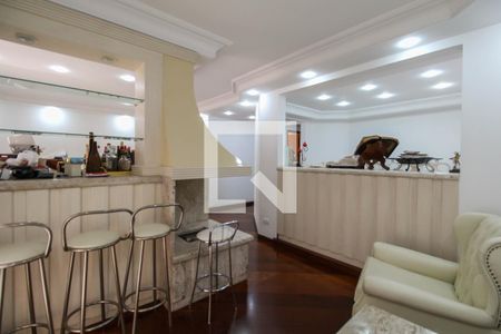 Sala - Lareira de apartamento à venda com 4 quartos, 220m² em Água Rasa, São Paulo