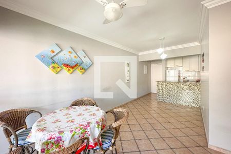 Sala de apartamento para alugar com 2 quartos, 85m² em Vila Julia, Guarujá