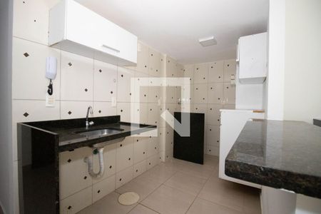Cozinha e Área de Serviço de apartamento para alugar com 1 quarto, 24m² em Setor Habitacional Vicente Pires (taguatinga), Brasília
