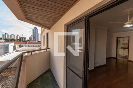 Varanda Sala de Estar/Jantar de apartamento para alugar com 3 quartos, 87m² em Centro, Campinas