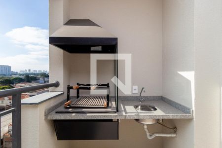 Detalhe - Varanda de apartamento à venda com 2 quartos, 60m² em Pari, São Paulo
