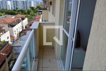 Varanda de apartamento à venda com 3 quartos, 106m² em Pechincha, Rio de Janeiro