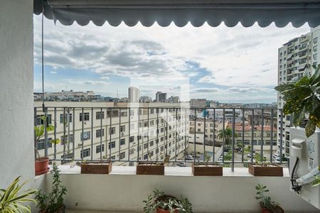 Sala Varanda de apartamento à venda com 2 quartos, 54m² em Praça da Bandeira, Rio de Janeiro