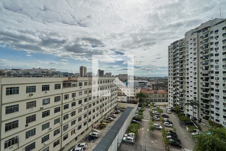 Sala Varanda Vista de apartamento à venda com 2 quartos, 54m² em Praça da Bandeira, Rio de Janeiro