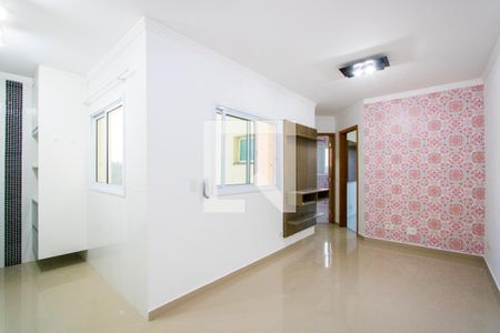 Sala de apartamento para alugar com 2 quartos, 75m² em Vila Scarpelli, Santo André