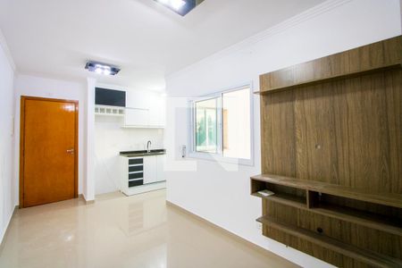 Sala de apartamento para alugar com 2 quartos, 75m² em Vila Scarpelli, Santo André