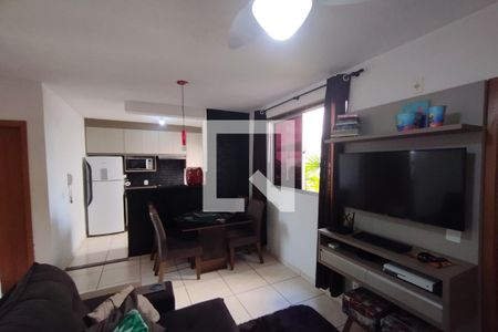 Sala de apartamento para alugar com 2 quartos, 45m² em Residencial Jequitibá, Ribeirão Preto