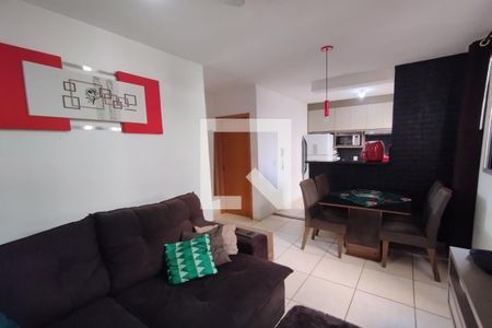 Sala de apartamento para alugar com 2 quartos, 45m² em Residencial Jequitibá, Ribeirão Preto