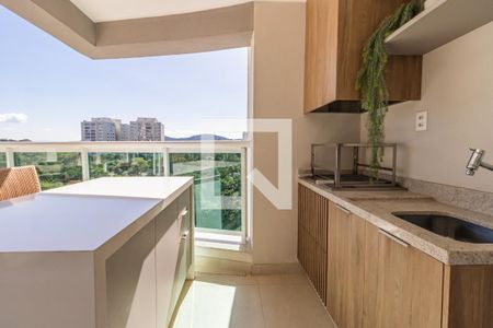 Varanda Gourmet de apartamento à venda com 4 quartos, 338m² em Alphaville Empresarial, Barueri