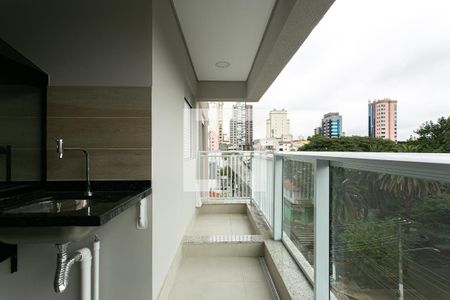 Varanda gourmet de apartamento para alugar com 2 quartos, 67m² em Vila Azevedo, São Paulo