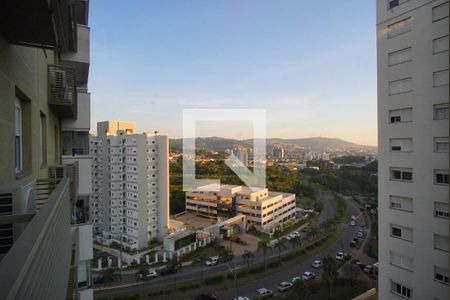 Varanda _Vista  de apartamento à venda com 2 quartos, 67m² em Jardim Carvalho, Porto Alegre