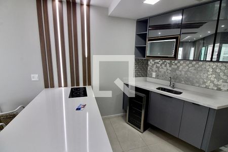 Cozinha de kitnet/studio para alugar com 1 quarto, 48m² em Barra da Tijuca, Rio de Janeiro