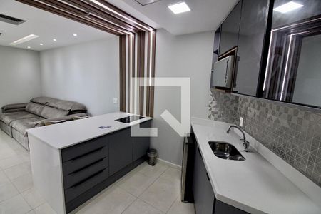 Cozinha de kitnet/studio para alugar com 1 quarto, 48m² em Barra da Tijuca, Rio de Janeiro