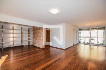 Sala de apartamento para alugar com 3 quartos, 180m² em Real Parque, São Paulo