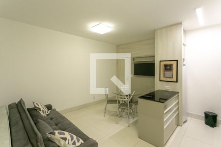 Sala de apartamento para alugar com 1 quarto, 45m² em Funcionários, Belo Horizonte