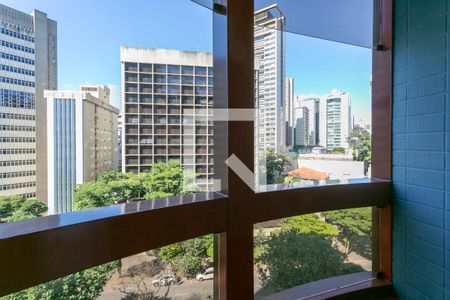 Varanda de apartamento para alugar com 1 quarto, 45m² em Funcionários, Belo Horizonte