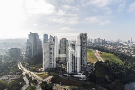 Vista da Varanda de apartamento para alugar com 1 quarto, 55m² em Alphaville Empresarial, Barueri