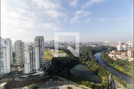 Vista da Varanda de apartamento para alugar com 1 quarto, 55m² em Alphaville Empresarial, Barueri