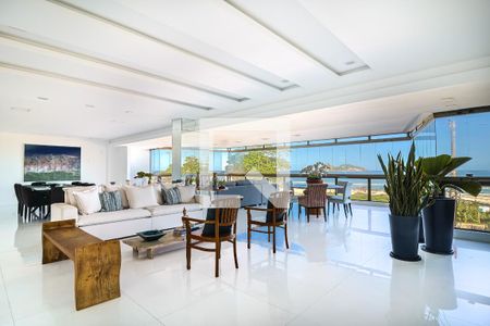 Sala de apartamento para alugar com 3 quartos, 350m² em Barra da Tijuca, Rio de Janeiro