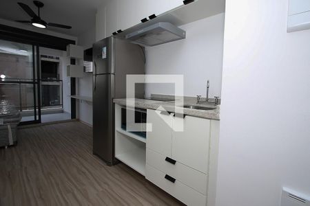 Studio - Quarto e Cozinha de kitnet/studio para alugar com 1 quarto, 26m² em Pinheiros, São Paulo