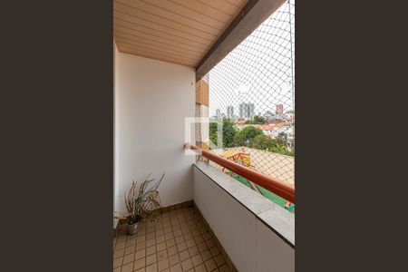 Varanda da Sala de apartamento para alugar com 2 quartos, 82m² em Vila Valparaíso, Santo André