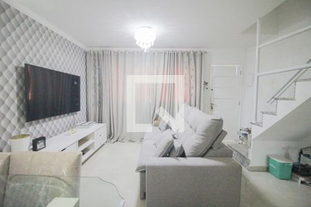 sala de casa de condomínio à venda com 3 quartos, 150m² em Vila Mazzei, São Paulo