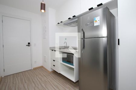 Studio - Quarto e Cozinha de kitnet/studio para alugar com 1 quarto, 26m² em Pinheiros, São Paulo