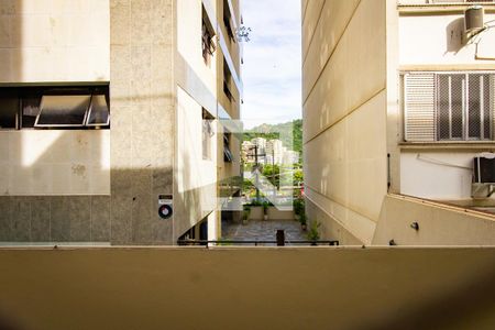Vista da varanda da sala  de apartamento à venda com 1 quarto, 45m² em Lagoa, Rio de Janeiro