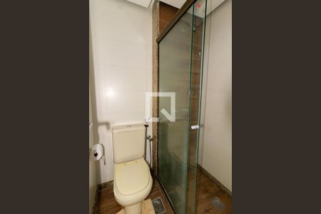 Banheiro social  de apartamento à venda com 1 quarto, 45m² em Lagoa, Rio de Janeiro