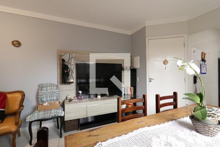 Sala de apartamento para alugar com 2 quartos, 63m² em Vila Valparaiso, Santo André