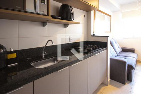 Cozinha e Área de Serviço de apartamento à venda com 1 quarto, 28m² em Jardim Planalto, São Paulo