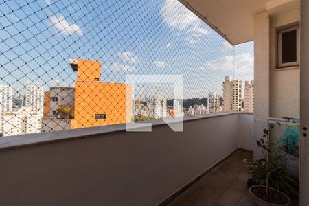 Varanda da Sala de apartamento à venda com 3 quartos, 200m² em Real Parque, São Paulo