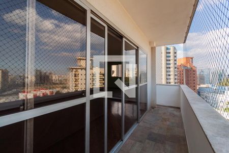 Varanda da Sala de apartamento à venda com 3 quartos, 200m² em Real Parque, São Paulo
