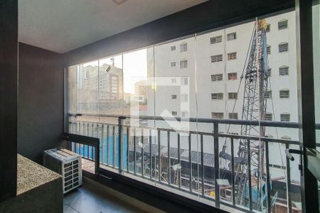 varanda de kitnet/studio para alugar com 1 quarto, 23m² em Vila Mariana, São Paulo