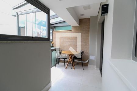 Varanda de kitnet/studio para alugar com 1 quarto, 28m² em Moema, São Paulo