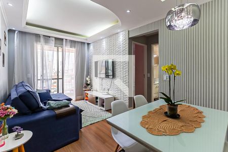 Sala de apartamento à venda com 2 quartos, 48m² em Chácara Califórnia, São Paulo