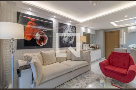 Sala  de apartamento à venda com 4 quartos, 118m² em Recreio dos Bandeirantes, Rio de Janeiro