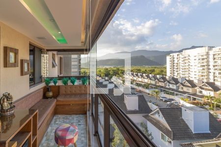 Varanda de apartamento à venda com 4 quartos, 118m² em Recreio dos Bandeirantes, Rio de Janeiro