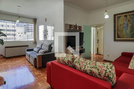 Sala de apartamento à venda com 3 quartos, 124m² em Centro, Belo Horizonte