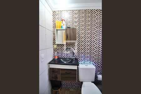 Banheiro do Quarto 1 - Suíte de apartamento à venda com 3 quartos, 70m² em Paulicéia, São Bernardo do Campo