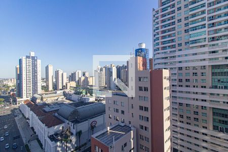 Vista da Sacada de kitnet/studio para alugar com 1 quarto, 30m² em Batel , Curitiba
