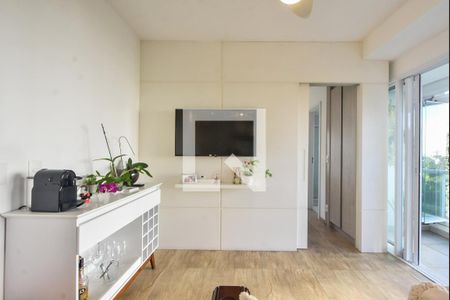 Sala  de apartamento para alugar com 1 quarto, 35m² em Campo Belo, São Paulo