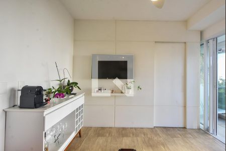 Sala  de apartamento para alugar com 1 quarto, 35m² em Campo Belo, São Paulo