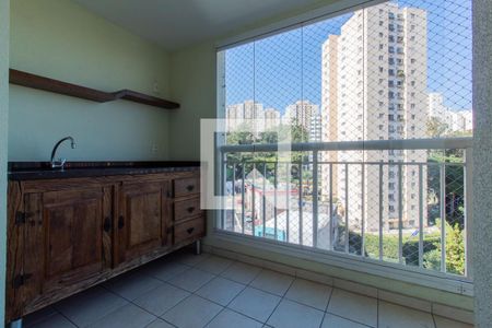 Varanda da Sala de apartamento para alugar com 3 quartos, 69m² em Vila Andrade, São Paulo