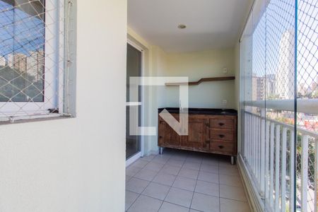 Varanda da Sala de apartamento para alugar com 3 quartos, 69m² em Vila Andrade, São Paulo